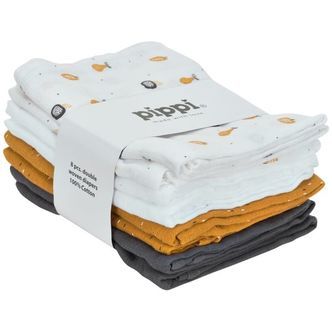 Pippi -  Stofbleer 8-pak - Mineral Yellow