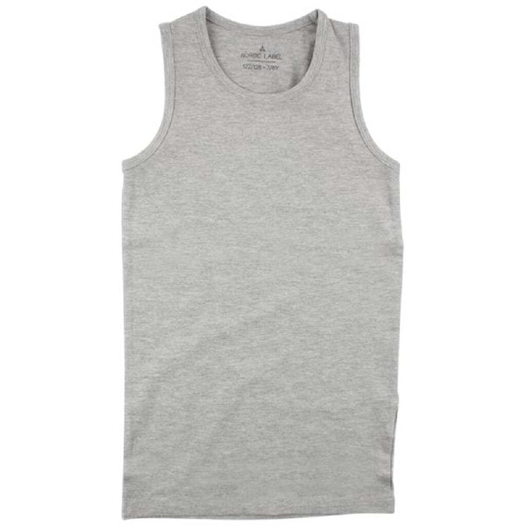 Nordic Label - Tanktop Boys - Grey Melange - 134/140