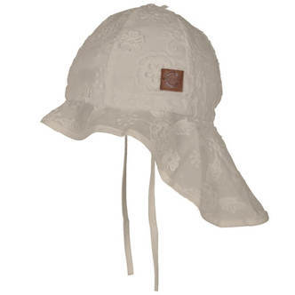 Mikk-Line -  Sommerhat Long Neck - White - 12-18 mdr.