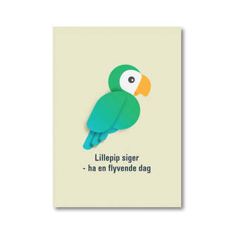 Lillepip -  siger: Flyvende dag - A4
