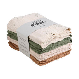 Pippi -  Stofbleer 8-pak - Deep Lichen Green