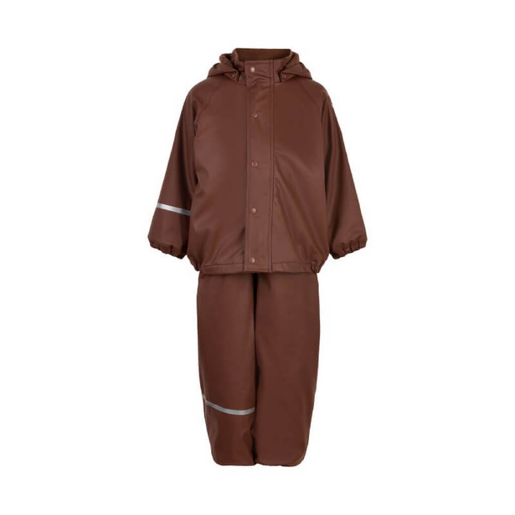 CeLaVi - Regntøj PU med Fleece - Rocky Road - 120