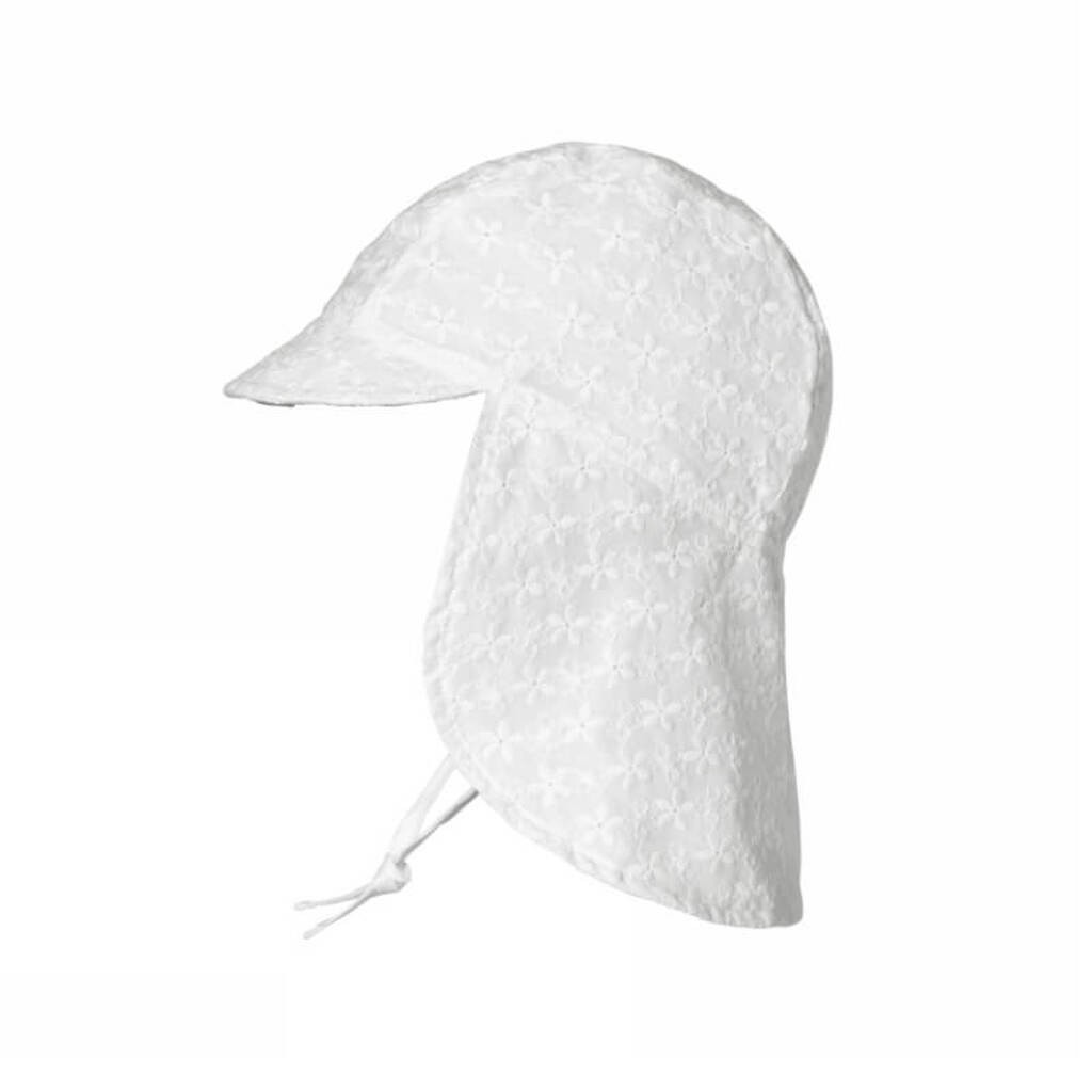 MP Denmark -  Flora Solhat Neck Shade - White - 49 (1/2 år)