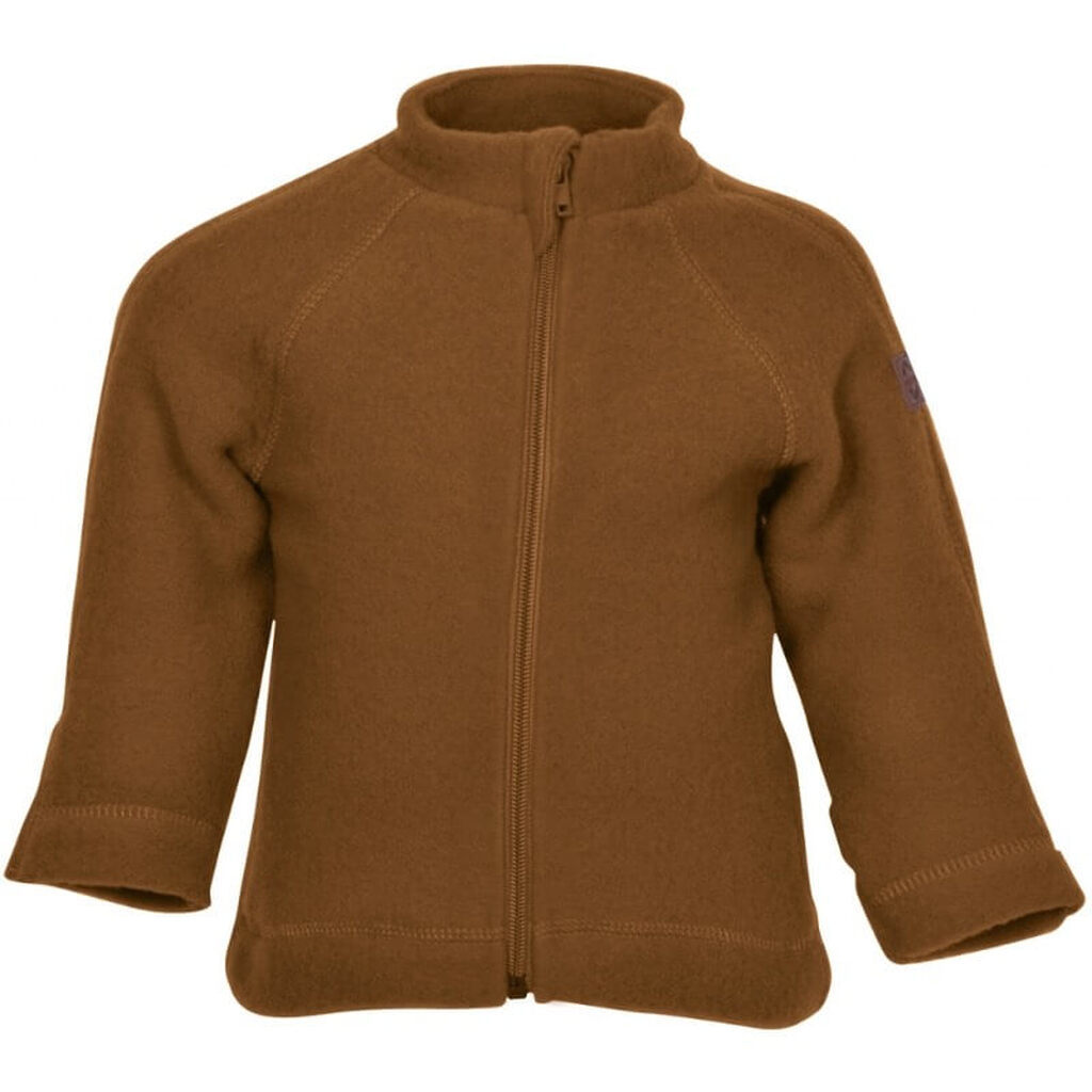 Mikk-Line - Wool Baby Jacket - Rubber - 68
