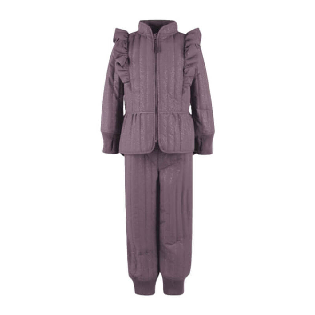 En Fant - Thermal Set Gold Glitter Termosæt - Flint - 116