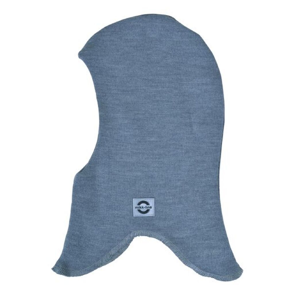 Mikk-Line - Elefanthue Wool Fullface - Light Grey Melange - 74/80