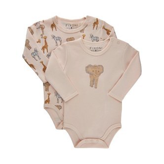 Fixoni -  Body LS 2-pak - Soft Rose - 56