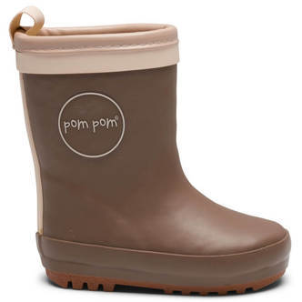 Pom Pom -  Termogummistøvler - Brown - 30