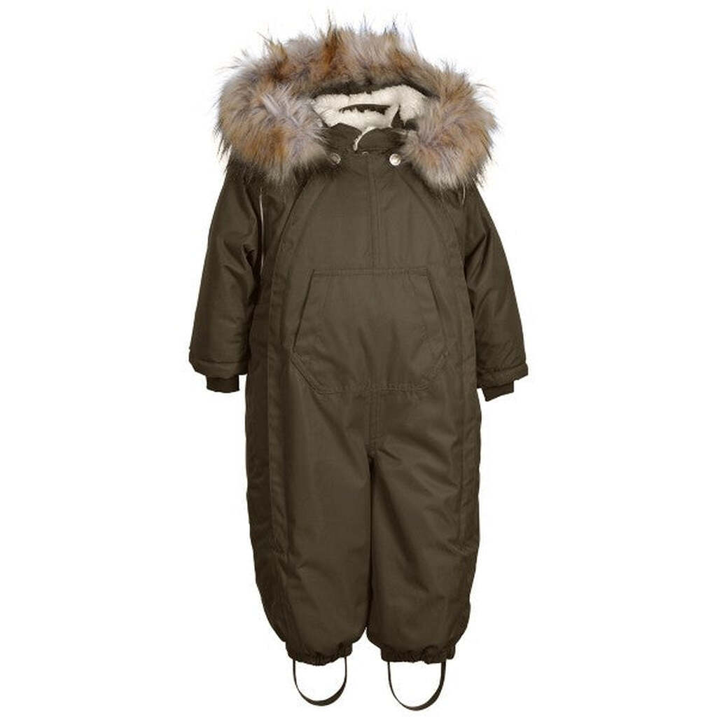 Mikk-Line - Twill Nylon Flyverdragt - Black Olive - 98