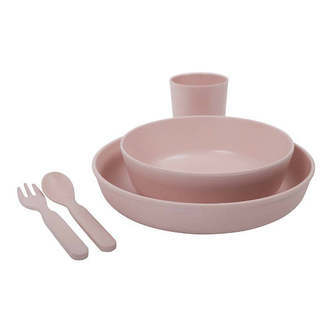 Filibabba -  Bambus Spisesæt - Rose - One size