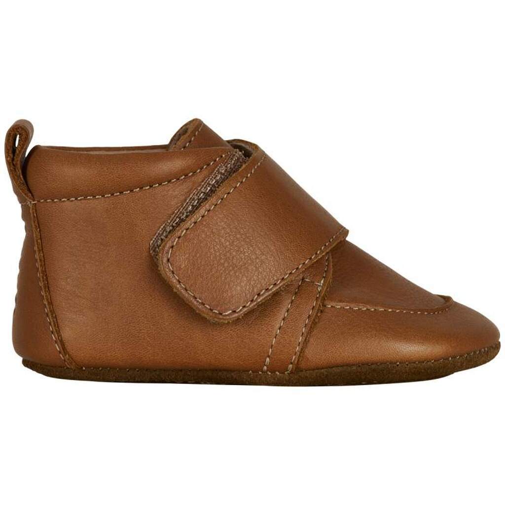 En Fant -  Hjemmesko m. velcro - Camel - 25