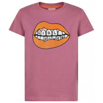THE NEW - Penelope S/S TEE T-Shirt - Heather Rose - 5/6 år