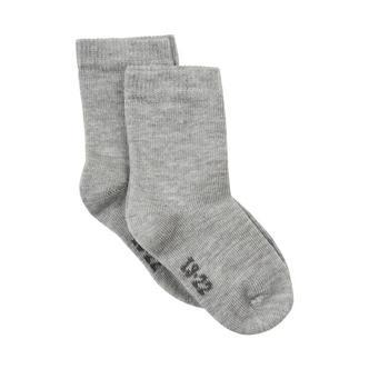 Minymo - Strømper 2-pak - Light Grey Melange - 23-26