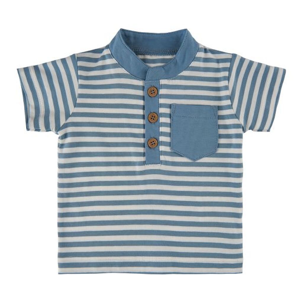 Fixoni -  T-Shirt SS Y/D - Faded Denim - 92