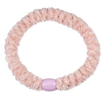 Bon Dep - Kknekki Elastik - Velvet Dusty Light Pink - One size