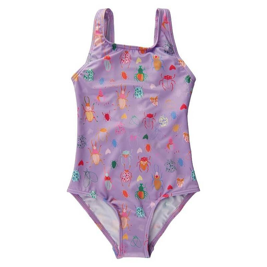 Soft Gallery - SG Darlin Bugs Swimsuit - Pastel Lilac - 104/4 år