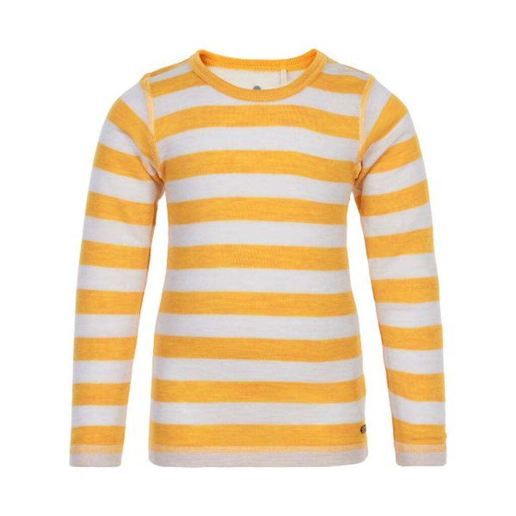 CeLaVi - Uldbluse med striper - Mineral Yellow - 100