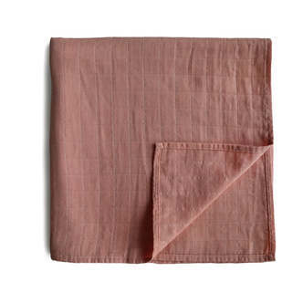 Mushie - Muslin Swaddle Stofble - Cedar - One Size