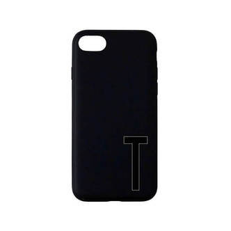 Design Letters - Personal &#39;&#39;T&#39;&#39; Phone Cover Iphone 7/8  - Black