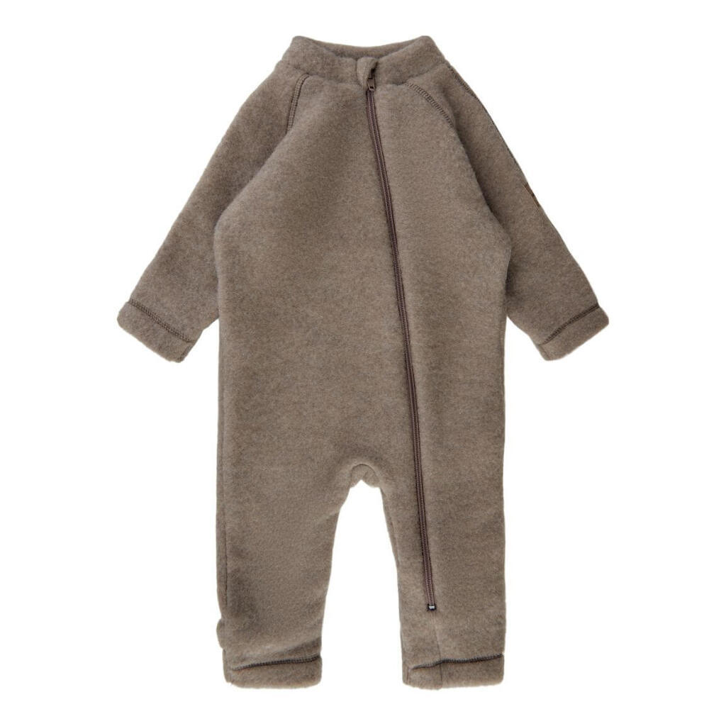 Mikk-Line - Wool Baby Suit - Melange Denver - 68