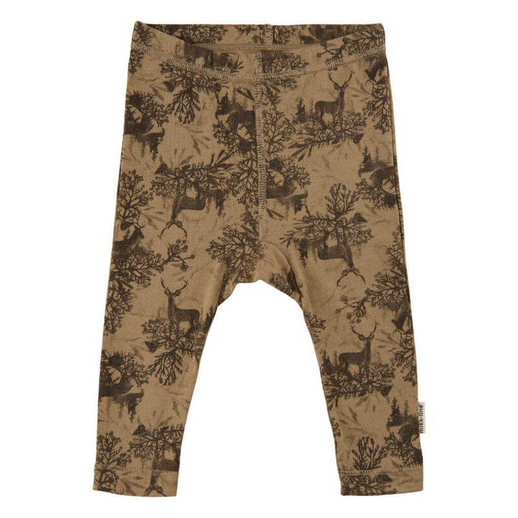 Mikk-Line - Uld/Bambus Leggings - Kelp - 92