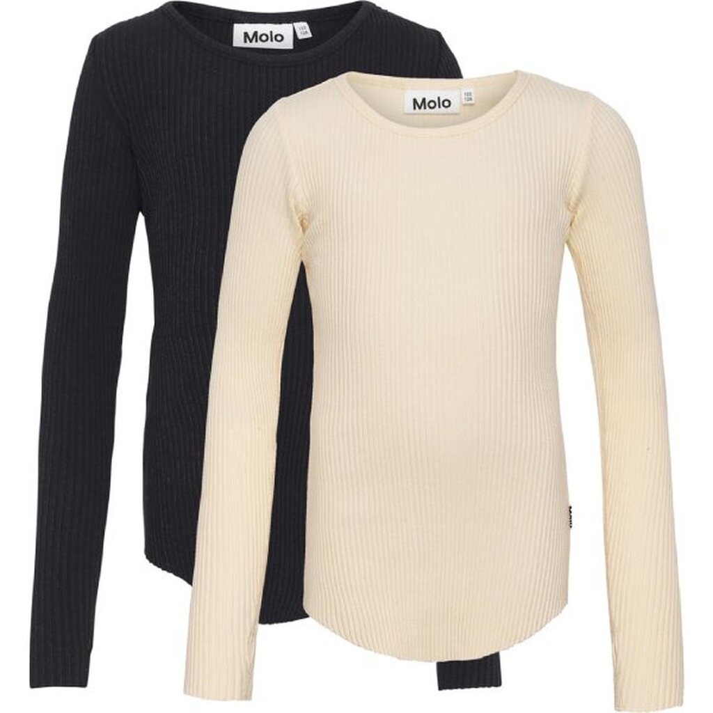 Molo - Rochelle 2-pak Bluser - Banana Black - 98/104