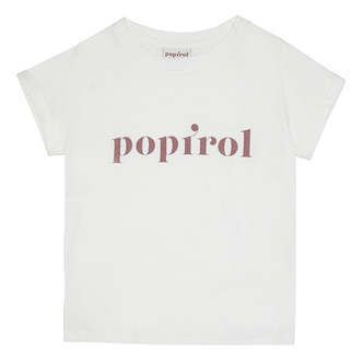 Popirol -  1-0020 T-Shirt - Offwhite - 110/5 år