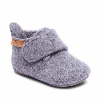 Bisgaard - Uldhjemmesko Wool Star - Grey - 21