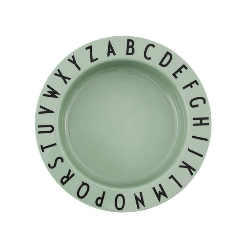 Design Letters -  Eat & Learn deep plate tritan - Green - One size