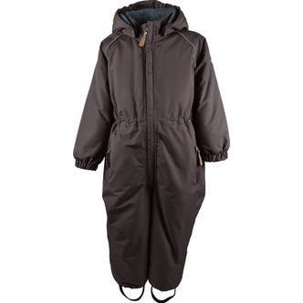 Mikk-Line - Nylon Junior Solid Flyverdragt - Chocolate Brown - 128