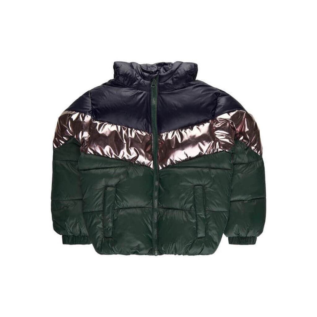 THE NEW - TNDixo Puff Jacket Jakke - Garden Topiary - 134/140 - 9/10 år