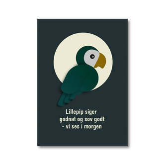 Lillepip -  siger: Godnat - A4