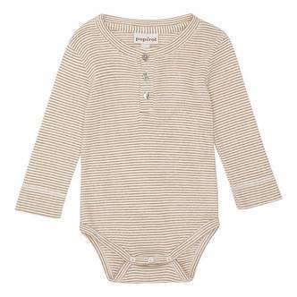 Popirol -  Milo Baby Body - Mustard Stripe - 68/6 mdr.
