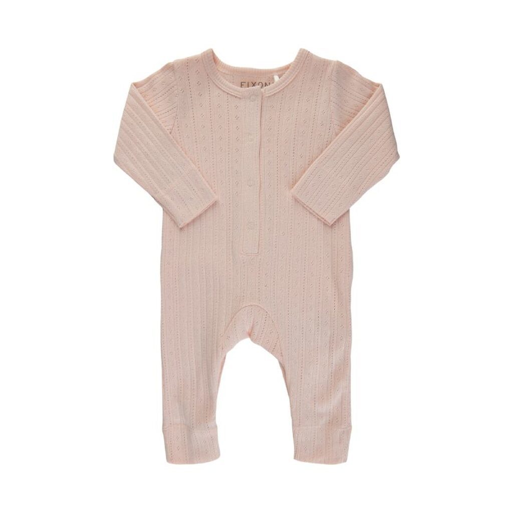 Fixoni -  Heldragt Romper LS - Soft Rose - 56