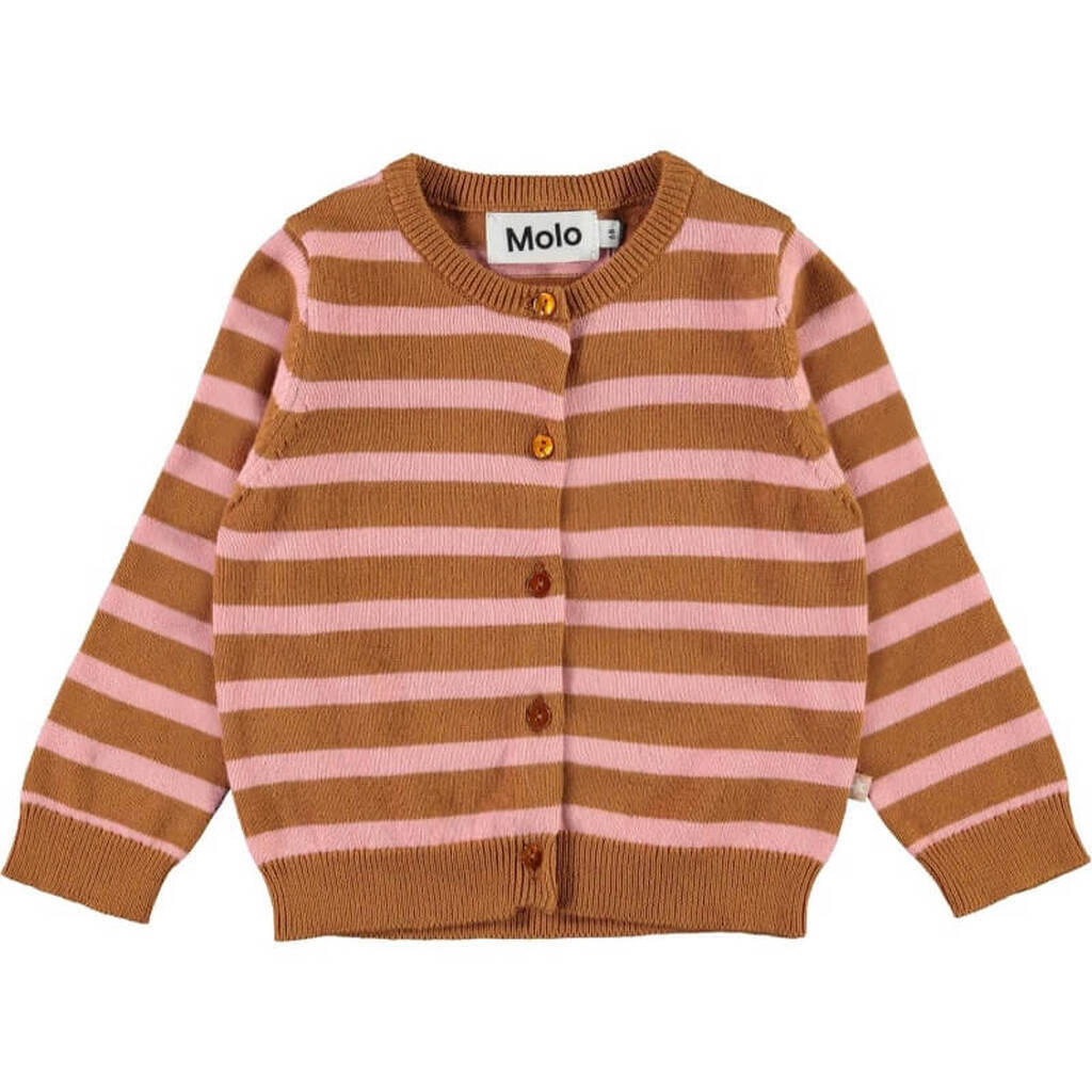 Molo - Ginny Cardigan - Deer Rose Stripe - 68
