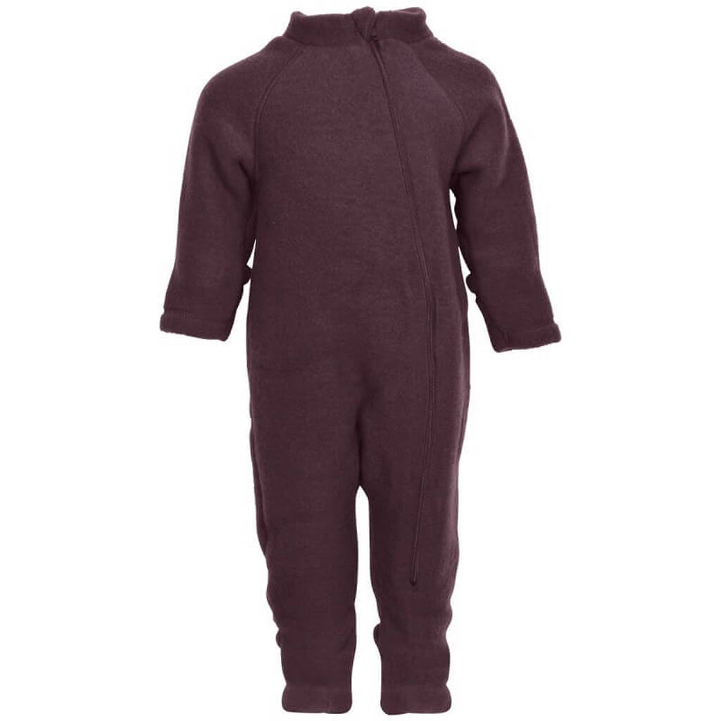 Mikk-Line - Køredragt Wool Baby Suit - Fudge - 92