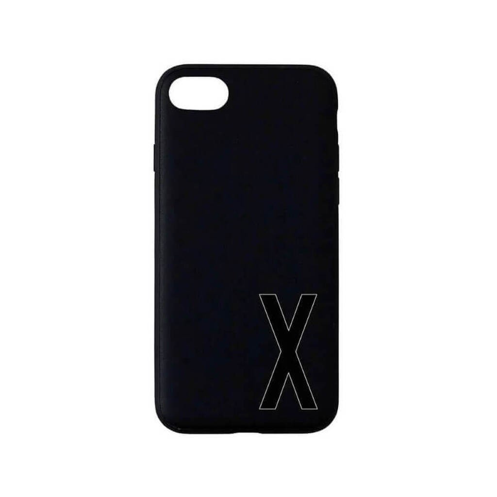 Design Letters - Personal &#39;&#39;X&#39;&#39; Phone Cover Iphone 7/8  - Black