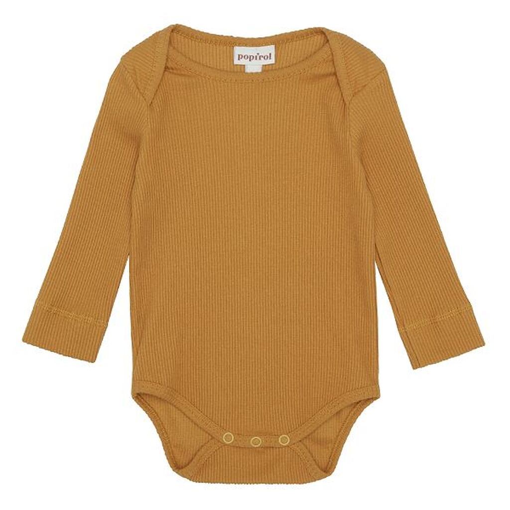 Popirol -  Luc Baby Body - Mustard - 80/12 mdr.