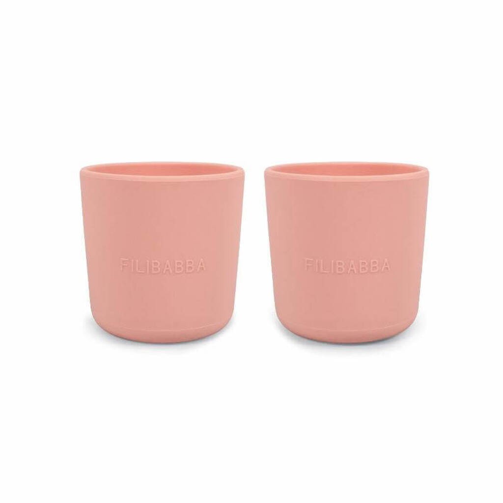Filibabba - Silikone Kop 2-pak - Peach - One size