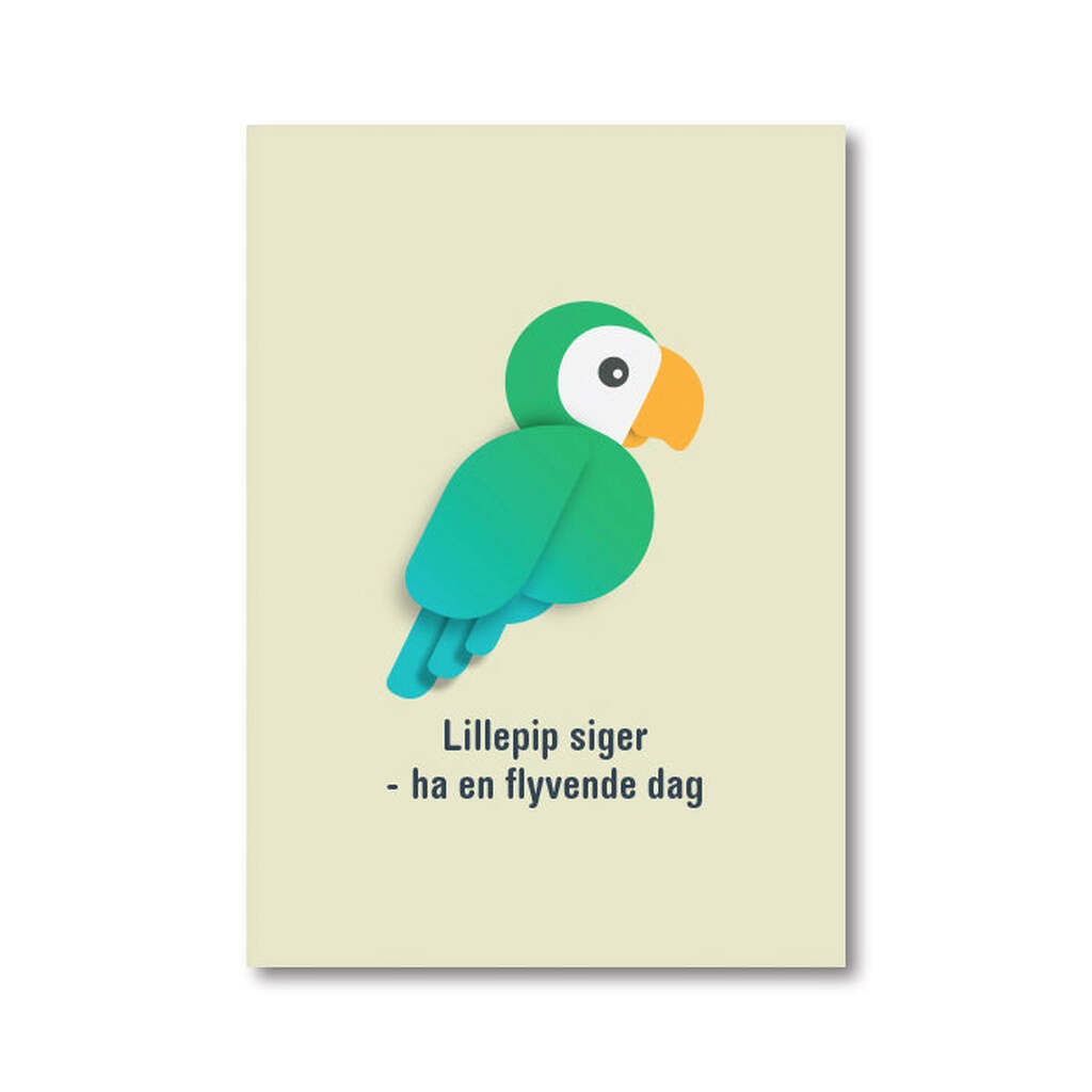 Lillepip -  siger: Flyvende dag - A3