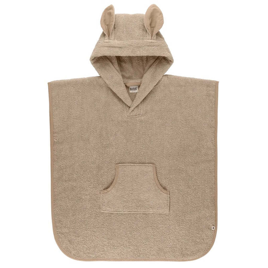Bibs -  Kangaroo Toddler Bade Poncho - Vanilla