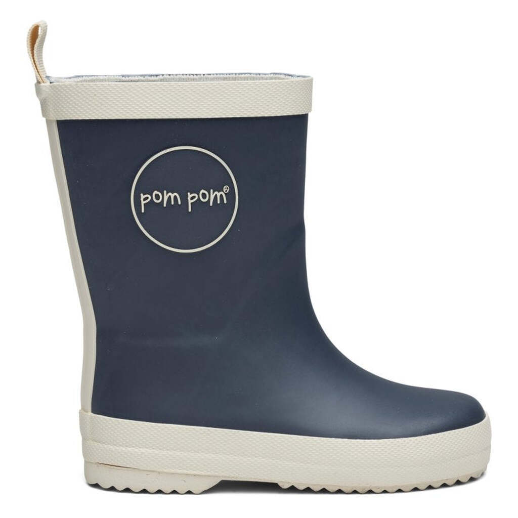 Pom Pom -  Gummistøvler - Navy - 21