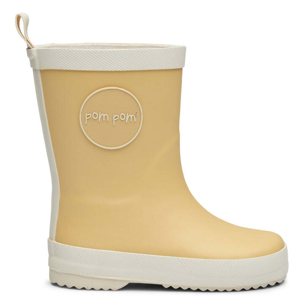 Pom Pom -  Gummistøvler - Dusty Yellow - 25