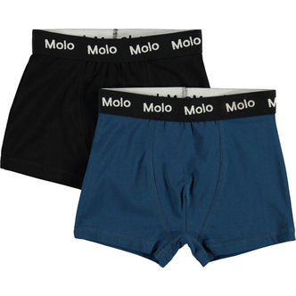 Molo - Justin Underbukser 2-Pack - Black Sea - 134/140