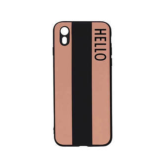 Design Letters -  - MyCover iPhone X/XS  - Nude