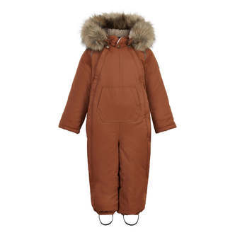 Mikk-Line - Twill Nylon Baby Flyverdragt - Ginger Bread - 98