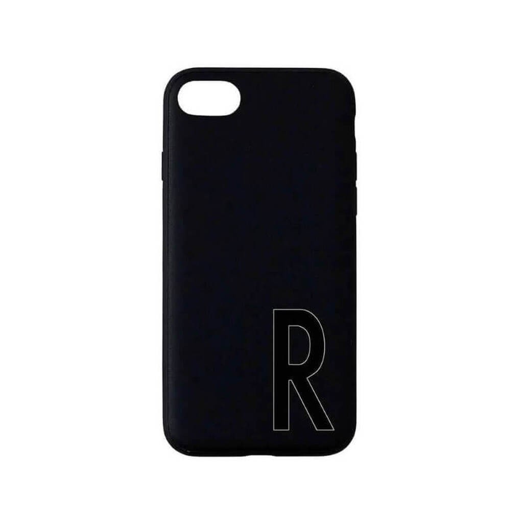 Design Letters - Personal &#39;&#39;R&#39;&#39; Phone Cover Iphone 7/8  - Black