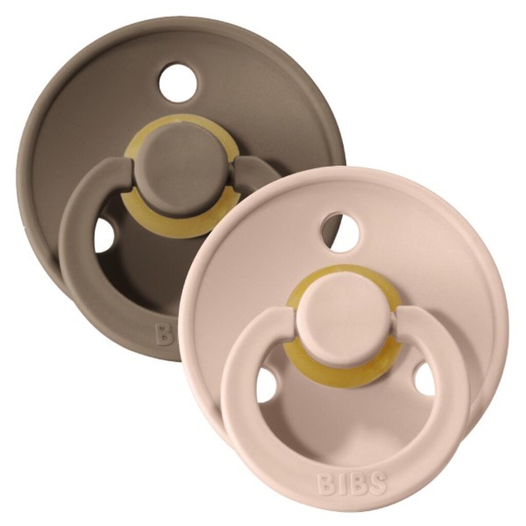 Bibs -  Sutter 2-pak str. 2 - Dark Oak/Blush