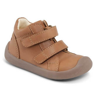 Bundgaard - Begyndersko The Walk Velcro - Caramel WS - 26