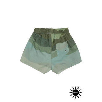 Soft Gallery - Badebukser Edison Swim Pants - AOP Landscape - 86/18 mdr.